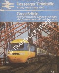 Book cover of Passenger Timetable - Great Britain: Inter-City, local and suburban services, Irish, Channel Islands, Coastal Services 14 May 1979 to 11 May 1980 by British Railways
